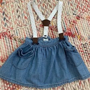 Baby girls suspenders